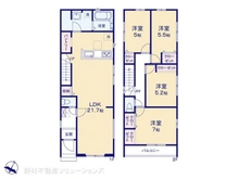 【埼玉県/川口市戸塚境町】川口市戸塚境町 新築一戸建て 間取り図