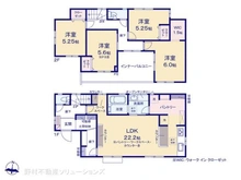 【埼玉県/川口市大字神戸】川口市大字神戸 新築一戸建て 間取り図