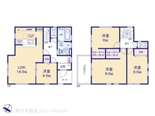 【埼玉県/川口市上青木西】川口市上青木西1丁目 新築一戸建て 間取り図