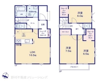 【埼玉県/川口市北園町】川口市北園町 新築一戸建て 間取り図