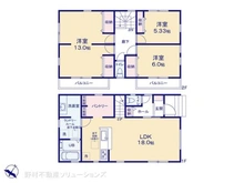 【埼玉県/川口市鳩ヶ谷本町】川口市鳩ヶ谷本町4丁目 新築一戸建て 間取り図