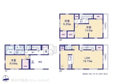 【埼玉県/川口市芝西】川口市芝西1丁目 新築一戸建て 間取り図