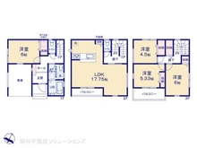 【埼玉県/川口市戸塚東】川口市戸塚東2丁目 新築一戸建て 間取り図