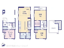 【埼玉県/川口市飯原町】川口市飯原町 新築一戸建て 間取り図