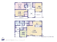 【埼玉県/川口市南鳩ヶ谷】川口市南鳩ヶ谷5丁目 新築一戸建て 間取り図