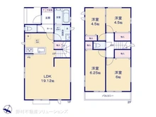 【埼玉県/川口市大字東本郷】川口市大字東本郷 新築一戸建て 間取り図