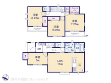 【埼玉県/川口市大字東本郷】川口市大字東本郷 新築一戸建て 間取り図