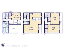 【埼玉県/川口市大字里】川口市大字里 新築一戸建て 間取り図