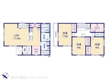 【埼玉県/川口市大字石神】川口市大字石神 新築一戸建て 間取り図