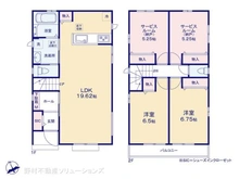 【埼玉県/川口市坂下町】川口市坂下町3丁目 新築一戸建て 間取り図