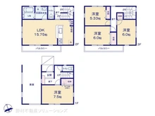 【埼玉県/川口市飯原町】川口市飯原町 新築一戸建て 間取り図