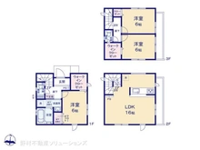 【埼玉県/川口市芝】川口市芝1丁目 新築一戸建て 間取り図