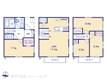 【埼玉県/川口市芝】川口市芝2丁目 新築一戸建て 間取り図