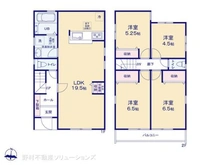 【埼玉県/川口市南鳩ヶ谷】川口市南鳩ヶ谷7丁目 新築一戸建て 間取り図