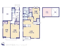 【埼玉県/川口市大字新井宿】川口市大字新井宿 新築一戸建て 間取り図