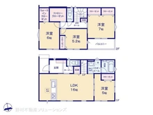 【埼玉県/川口市安行出羽】川口市安行出羽1丁目 新築一戸建て 間取り図