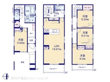 【埼玉県/川口市弥平】川口市弥平1丁目 新築一戸建て 間取り図