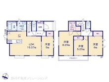 【埼玉県/川口市大字東本郷】川口市大字東本郷 新築一戸建て 間取り図