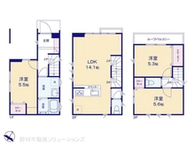【埼玉県/川口市本前川】川口市本前川3丁目 新築一戸建て 間取り図