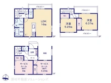 【埼玉県/川口市大字里】川口市大字里 新築一戸建て 間取り図