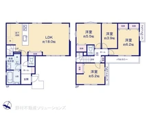 【埼玉県/川口市長蔵】川口市長蔵3丁目 新築一戸建て 間取り図