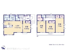 【埼玉県/川口市大字安行】川口市大字安行 新築一戸建て 間取り図