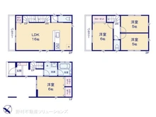 【埼玉県/川口市上青木】川口市上青木6丁目 新築一戸建て 間取り図