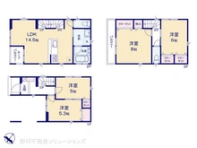 【埼玉県/川口市上青木】川口市上青木6丁目 新築一戸建て 間取り図