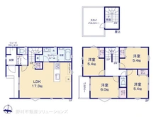 【埼玉県/川口市芝】川口市芝4丁目 新築一戸建て 間取り図