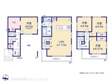 【埼玉県/川口市前川】川口市前川4丁目 新築一戸建て 間取り図