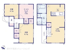 【埼玉県/川口市桜町】川口市桜町3丁目 新築一戸建て 間取り図