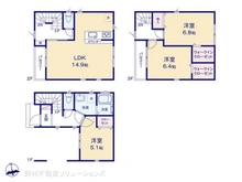 【埼玉県/川口市本町】川口市本町1丁目 新築一戸建て 間取り図