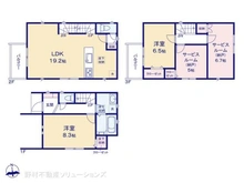 【埼玉県/川口市鳩ヶ谷緑町】川口市鳩ヶ谷緑町2丁目 新築一戸建て 間取り図