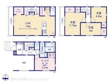 【埼玉県/川口市南前川】川口市南前川1丁目 新築一戸建て 間取り図