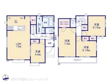 【埼玉県/川口市大字小谷場】川口市大字小谷場 新築一戸建て 間取り図