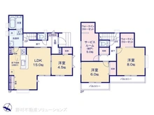 【埼玉県/川口市長蔵】川口市長蔵2丁目 新築一戸建て 間取り図