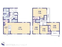 【埼玉県/川口市長蔵】川口市長蔵2丁目 新築一戸建て 間取り図