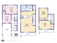 【埼玉県/川口市青木】川口市青木3丁目 新築一戸建て 間取り図