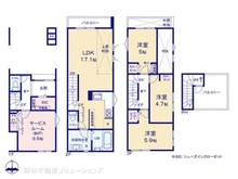 【埼玉県/川口市並木】川口市並木1丁目 新築一戸建て 間取り図