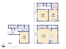 【埼玉県/川口市芝】川口市芝2丁目 新築一戸建て 間取り図