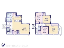 【埼玉県/川口市朝日】川口市朝日3丁目 新築一戸建て 間取り図