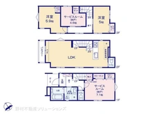 【埼玉県/川口市朝日】川口市朝日3丁目 新築一戸建て 間取り図