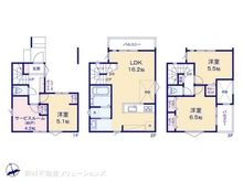 【埼玉県/川口市飯塚】川口市飯塚4丁目 新築一戸建て 間取り図