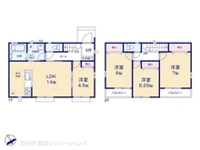 【埼玉県/川口市江戸】川口市江戸3丁目 新築一戸建て 間取り図