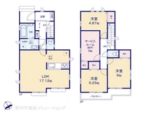 【埼玉県/川口市江戸】川口市江戸3丁目 新築一戸建て 間取り図