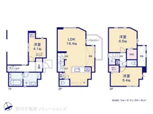 【埼玉県/川口市大字芝】川口市大字芝 新築一戸建て 間取り図