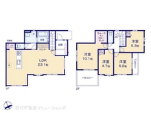 【埼玉県/川口市芝塚原】川口市芝塚原2丁目 新築一戸建て 間取り図