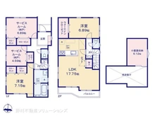 【埼玉県/川口市元郷】川口市元郷3丁目 新築一戸建て 間取り図