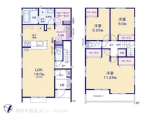 【埼玉県/川口市戸塚鋏町】川口市戸塚鋏町 新築一戸建て 間取り図