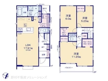 【埼玉県/川口市戸塚鋏町】川口市戸塚鋏町 新築一戸建て 間取り図